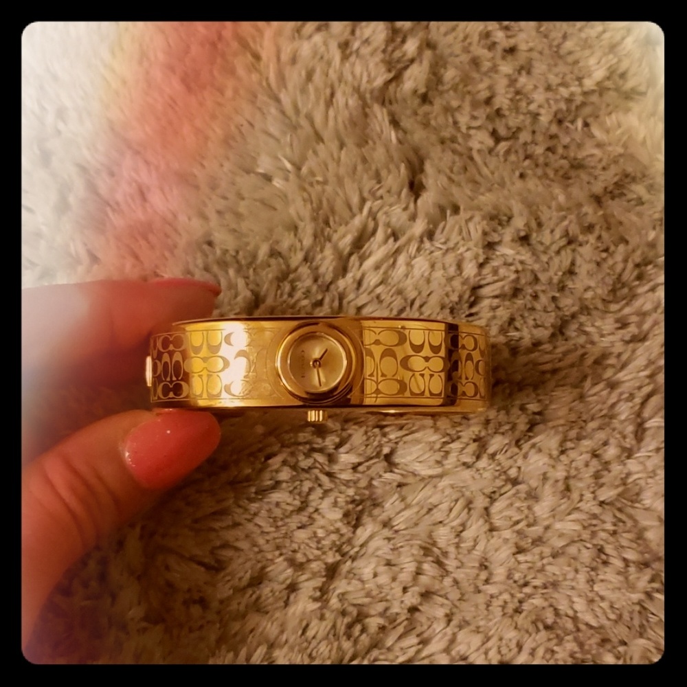 Authentic Coach Bangle Watch